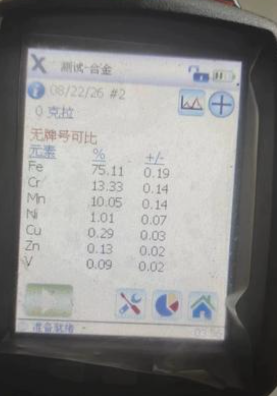 金属成分分析